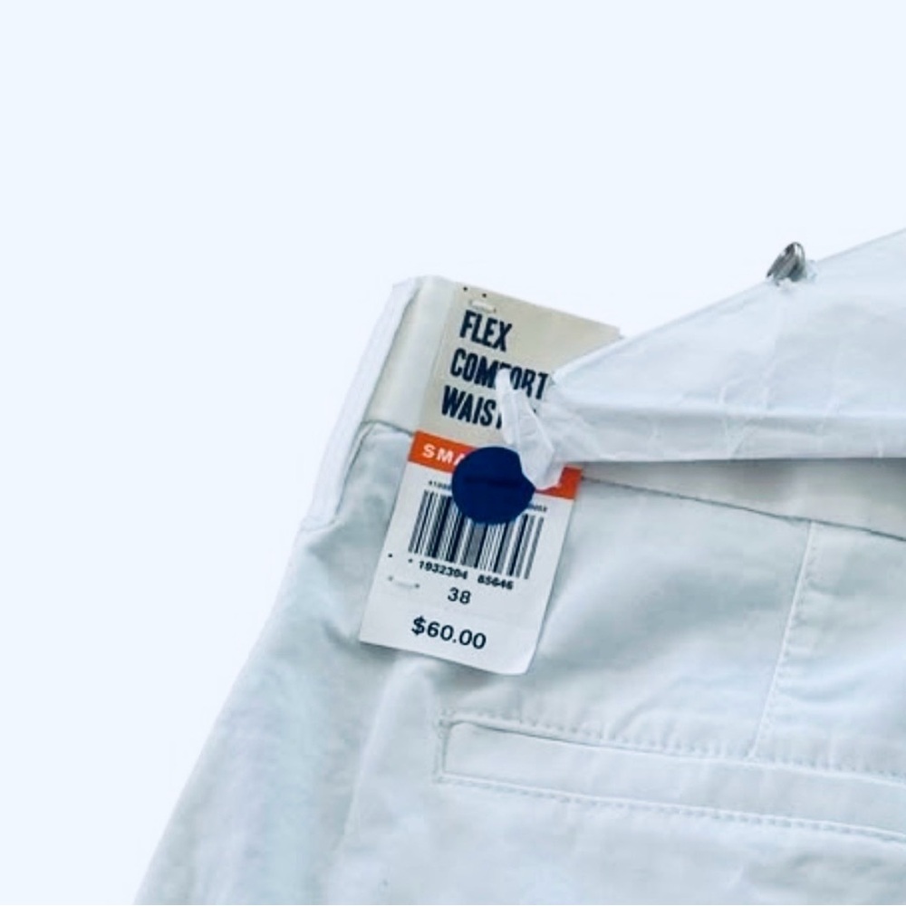 DOCKERS shorts men W38 white NWT Macy’s $60 MSRP Movie and TV Clothes #preppy - Picture 4 of 5